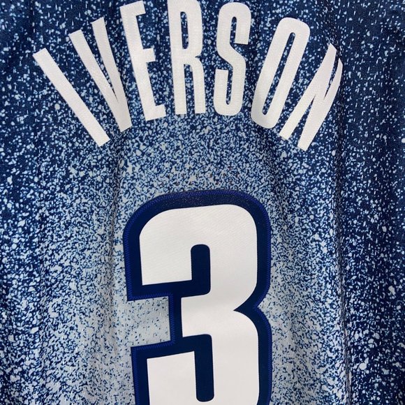 Allen Iverson Georgetown Hoyas 1995-96 Mitchell & Ness Swingman Jersey Mens - Picture 7 of 9